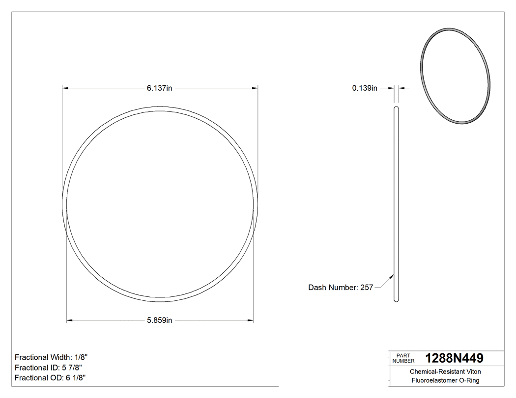 Technical drawing - 1288N449